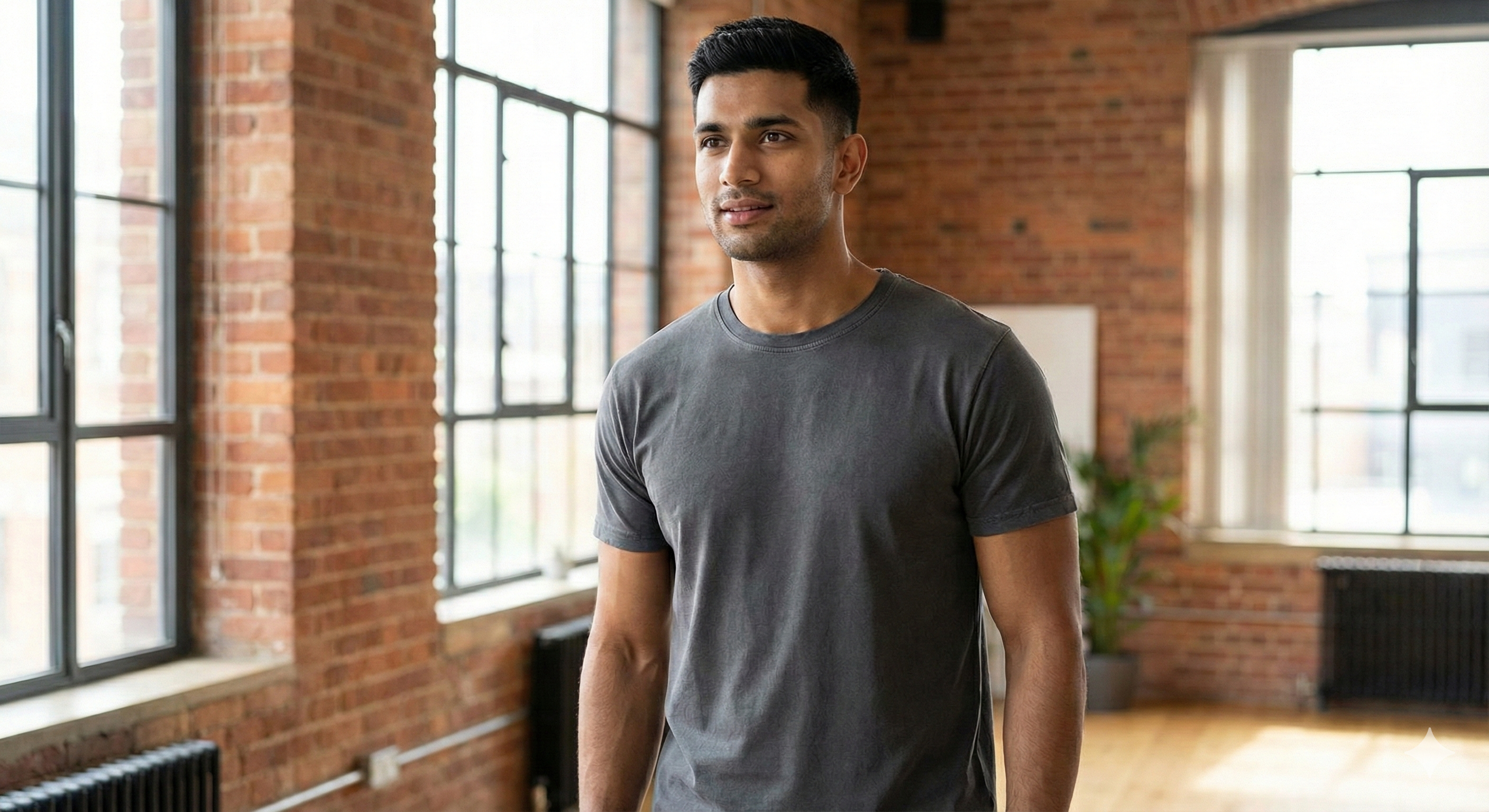 Cotton Bio Washed T-Shirt (Round Neck)